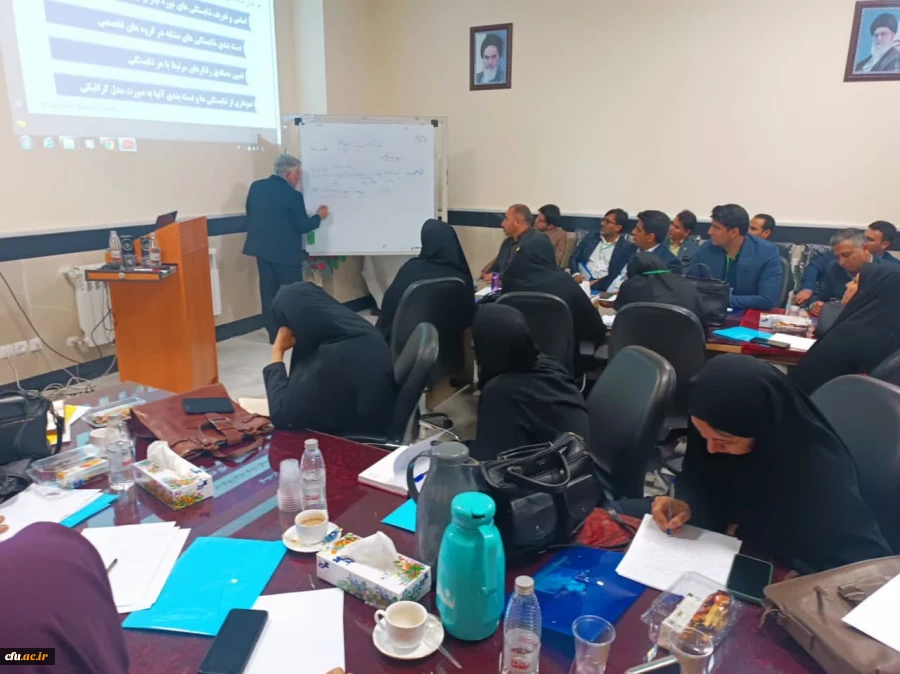 برگزاری دوره تربیت ارزیاب حرفه ای در استان خراسان شمالی با حضور دکتر ایوب ابراهیمی رئیس مرکز نظارت و ارزیابی سازمان مرکزی 5