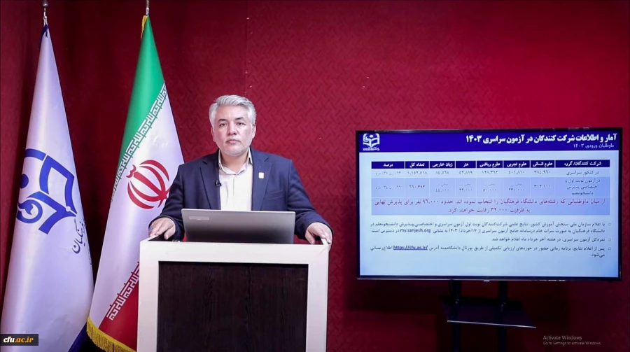 تبیین فرآیند ارزیابی تکمیلی داوطلبان ورود به دانشگاه فرهنگیان 2