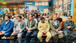 
حضور اساتید بسیجی دانشگاه در گردهمایی بزرگ بسیج اساتید در یادمان شهدای شهر پاوه
 7