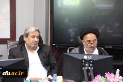 جلسه مشترک ستاد اقامه نماز و هیات رییسه دانشگاه فرهنگیان با حضور حجت الاسلام و المسلمین قرائتی 7