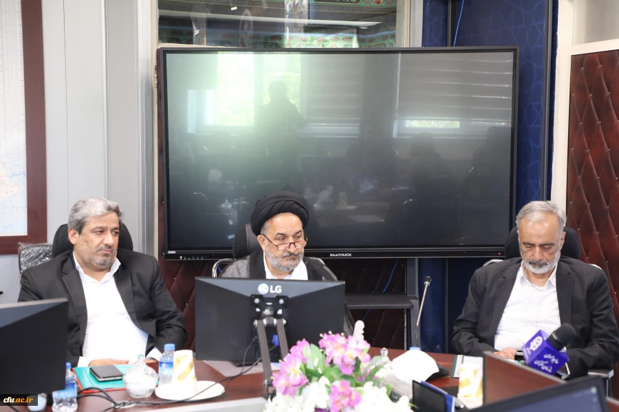 جلسه مشترک ستاد اقامه نماز و هیات رییسه دانشگاه فرهنگیان با حضور حجت الاسلام و المسلمین قرائتی 8