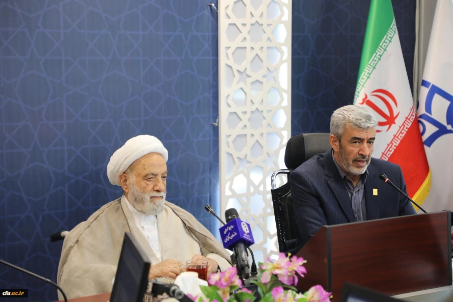 جلسه مشترک ستاد اقامه نماز و هیات رییسه دانشگاه فرهنگیان با حضور حجت الاسلام و المسلمین قرائتی 11