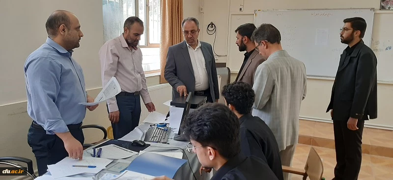 بازدید نماینده مرکز برنامه ریزی و توسعه منابع انسانی وزارت آموزش و پرورش از روند ارزیابی تکمیلی داوطلبان ورود به دانشگاه فرهنگیان لرستان  11
