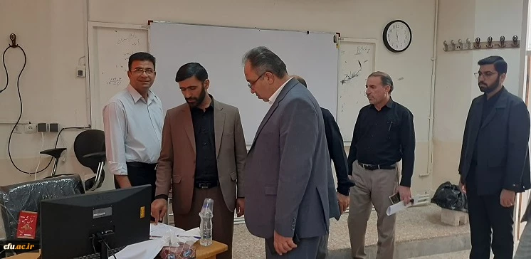 بازدید نماینده مرکز برنامه ریزی و توسعه منابع انسانی وزارت آموزش و پرورش از روند ارزیابی تکمیلی داوطلبان ورود به دانشگاه فرهنگیان لرستان  12