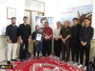 دیدار دانشجویان کنگره شهدای دانشجو معلم دانشگاه فرهنگیان کرمانشاه با خانواده شهدای دانشجو معلم
