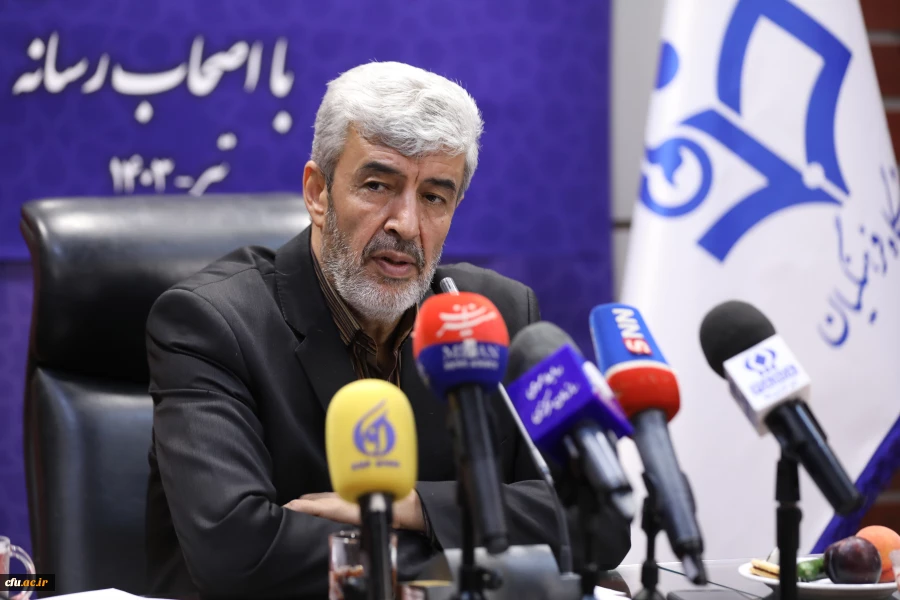 نشست خبری رئیس دانشگاه فرهنگیان  11