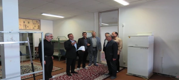بازدید دبیر کمیسیون دانشجویی شورای تأمین استان از خوابگاههای دانشجویی دانشگاه فرهنگیان استان اردبیل