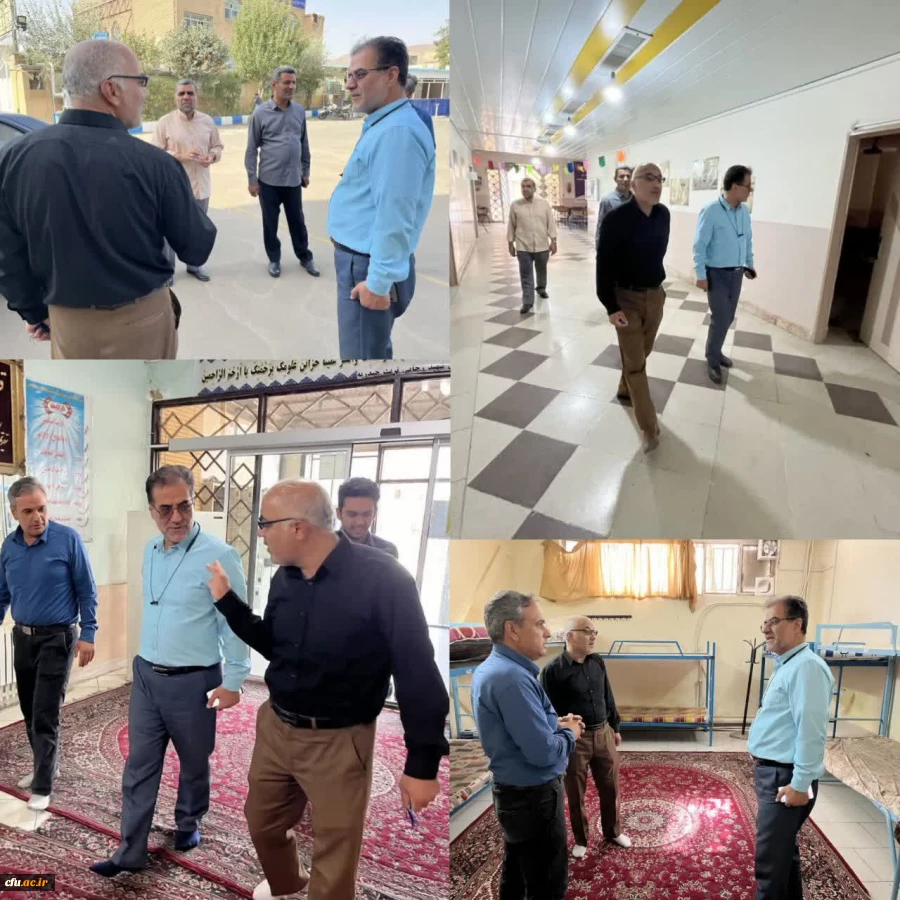 بازدید معاون برنامه ریزی و توسعه منابع دانشگاه فرهنگیان از پردیس ها و مراکز خراسان رضوی و خراسان جنوبی 2