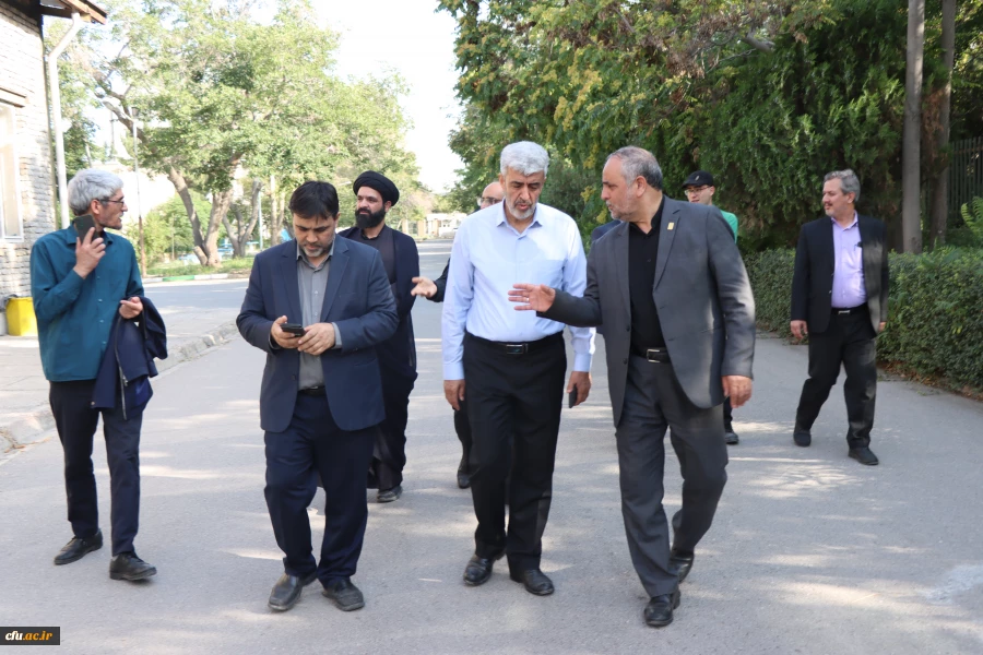بازدید ریاست دانشگاه فرهنگیان از پردیس شهید بهشتی مشهد 11