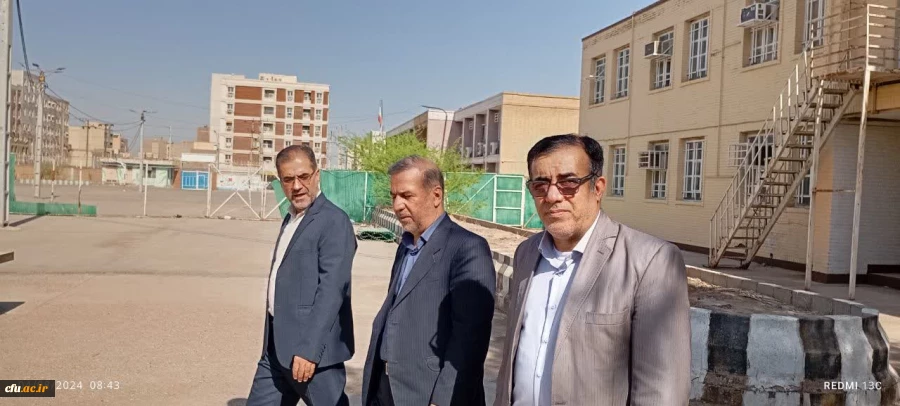 حضور معاون برنامه ریزی و توسعه منابع دانشگاه فرهنگیان در دانشگاه فرهنگیان استان خوزستان 3