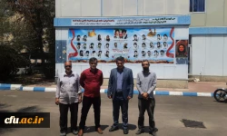 پرده برداری ازتصاویر شهدای دانشجو معلم استان و شهیده فائزه رحیمی در دانشگاه فرهنگیان آذربایجان سرقی 17