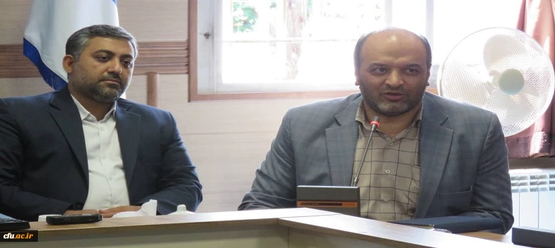 آیین تکریم و معارفه مسئول نهاد نمایندگی مقام معظم رهبری و رئیس اداره حراست دانشگاه فرهنگیان استان اردبیل