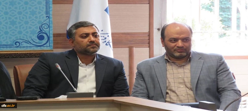 آیین تکریم و معارفه مسئول نهاد نمایندگی مقام معظم رهبری و رئیس اداره حراست دانشگاه فرهنگیان استان اردبیل