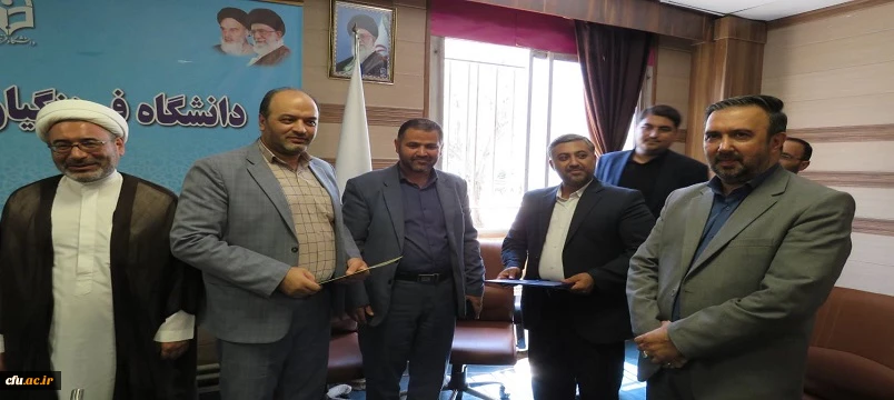 آیین تکریم و معارفه مسئول نهاد نمایندگی مقام معظم رهبری و رئیس اداره حراست دانشگاه فرهنگیان استان اردبیل