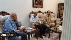 دیدار مسئولان و دانشجویان دانشگاه با خانواده شهید دانشجومعلم سعید صالحی جوزانی 4