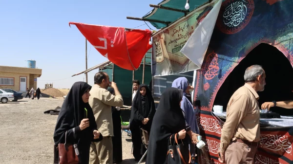 برپایی موکب خدماتی - رفاهی شهدای دانشجو معلم دانشگاه فرهنگیان کرمانشاه 2