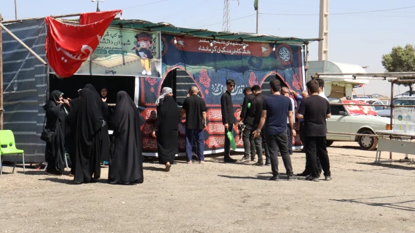 برپایی موکب خدماتی - رفاهی شهدای دانشجو معلم دانشگاه فرهنگیان کرمانشاه 4