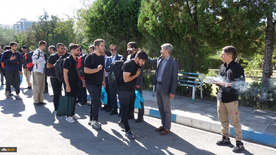 بدرقه کاروان زیارتی اربعین دانشجویان دانشگاه فرهنگیان استان کردستان
 9