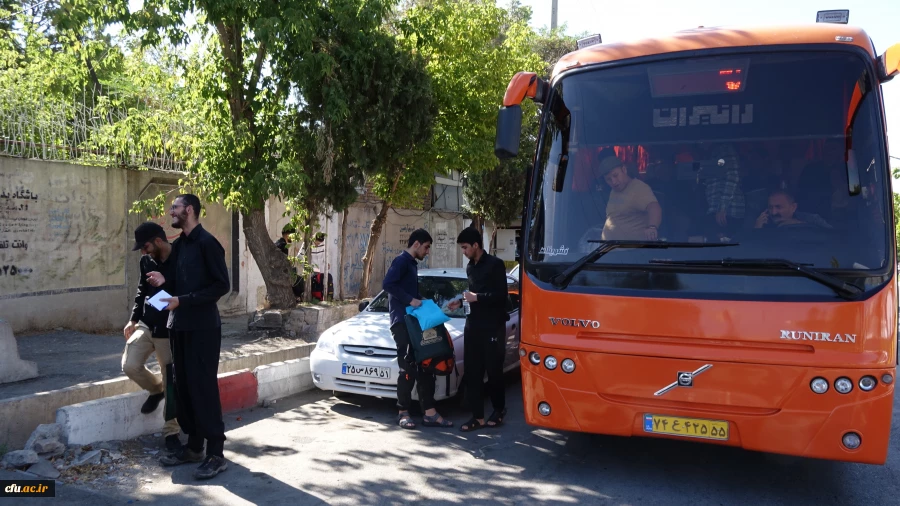 بدرقه کاروان زیارتی اربعین دانشجویان دانشگاه فرهنگیان استان کردستان
 10