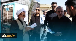بازدید امام جمعه و استاندار کرمانشاه از موکب شهدای دانشجو معلم دانشگاه فرهنگیان کرمانشاه 2