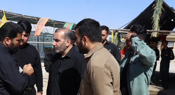 بازدید امام جمعه و استاندار کرمانشاه از موکب شهدای دانشجو معلم دانشگاه فرهنگیان کرمانشاه 4