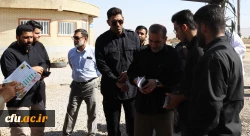 بازدید امام جمعه و استاندار کرمانشاه از موکب شهدای دانشجو معلم دانشگاه فرهنگیان کرمانشاه 5