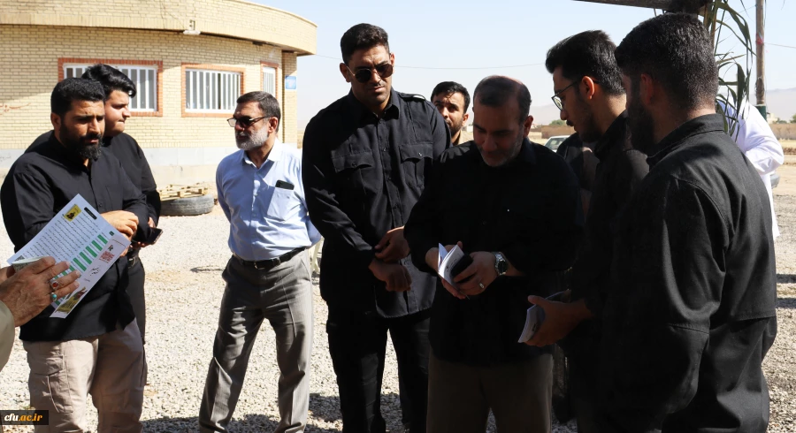 بازدید امام جمعه و استاندار کرمانشاه از موکب شهدای دانشجو معلم دانشگاه فرهنگیان کرمانشاه 5