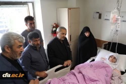 عیادت وزیر آموزش و پرورش از دانشجو معلمان حادثه دیده گیلانی  3