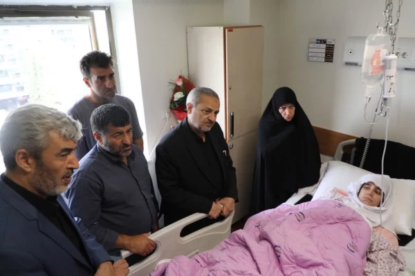 عیادت وزیر آموزش و پرورش از دانشجو معلمان حادثه دیده گیلانی  3