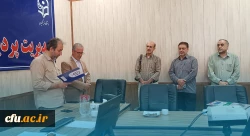 مراسم تجلیل از خانواده شهید علی ناصری از شهدای دانشجو معلم دانشگاه فرهنگیان کرمانشاه 10