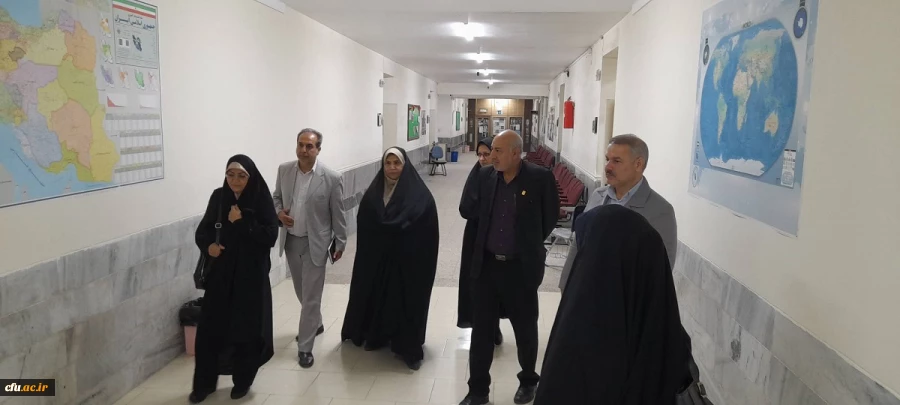 بازدید مسئولین امور اداری سازمان مرکزی از دانشگاه فرهنگیان استان البرز 3