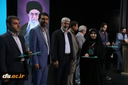 اختتامیه یازدهمین جشنواره تخصصی تدریس برتر در مرکز همایش های باغ موزه انقلاب اسلامی و دفاع مقدس 55