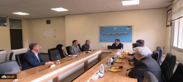 بازدید معاون برنامه ریزی و توسعه منابع سازمان مرکزی از دانشگاه فرهنگیان استان اردبیل