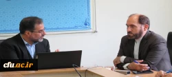 بازدید معاون برنامه ریزی و توسعه منابع سازمان مرکزی از دانشگاه فرهنگیان استان اردبیل