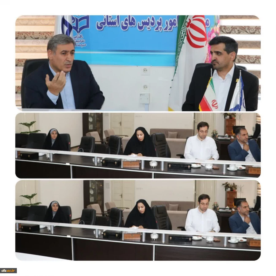 بازدید مدیر امور مدارس وابسته و کارورزی دانشگاه فرهنگیان از مدیریت استانی آذربایجان شرقی 6