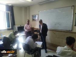 بازدید رییس دانشگاه فرهنگیان از روند برگزاری آزمون اصلح  5