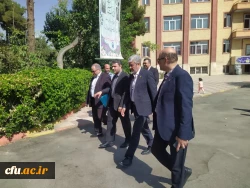 بازدید رییس دانشگاه فرهنگیان از روند برگزاری آزمون اصلح  6