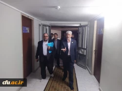 بازدید رییس دانشگاه فرهنگیان از روند برگزاری آزمون اصلح  7