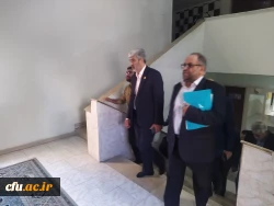 بازدید رییس دانشگاه فرهنگیان از روند برگزاری آزمون اصلح  8