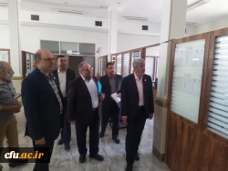 بازدید رییس دانشگاه فرهنگیان از روند برگزاری آزمون اصلح  10