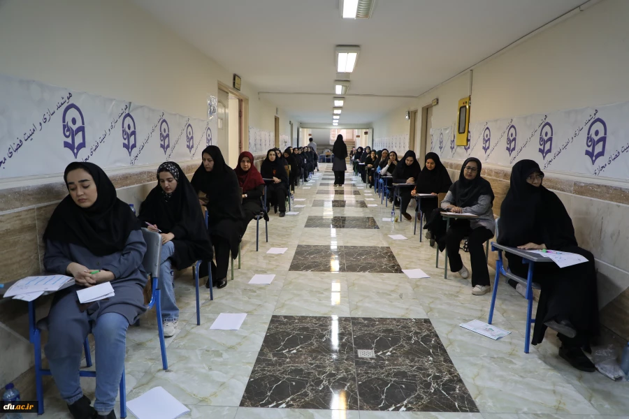 بازدید رییس دانشگاه فرهنگیان از روند برگزاری آزمون اصلح و پردیس شهید مفتح استان تهران 3