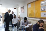 بازدید رییس دانشگاه فرهنگیان از روند برگزاری آزمون اصلح و پردیس شهید مفتح استان تهران 6