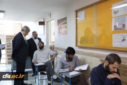 بازدید رییس دانشگاه فرهنگیان از روند برگزاری آزمون اصلح و پردیس شهید مفتح استان تهران 6