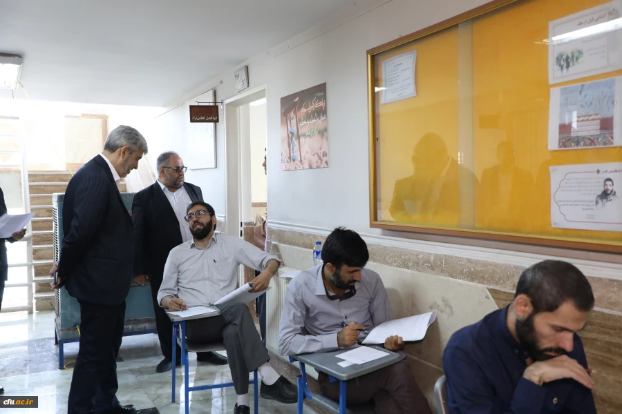 بازدید رییس دانشگاه فرهنگیان از روند برگزاری آزمون اصلح و پردیس شهید مفتح استان تهران 6