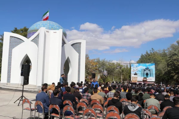 آیین افتتاح یادمان شهید گمنام دانشگاه فرهنگیان استان آذربایجان شرقی 2