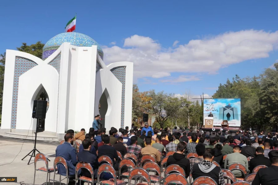 آیین افتتاح یادمان شهید گمنام دانشگاه فرهنگیان استان آذربایجان شرقی 2