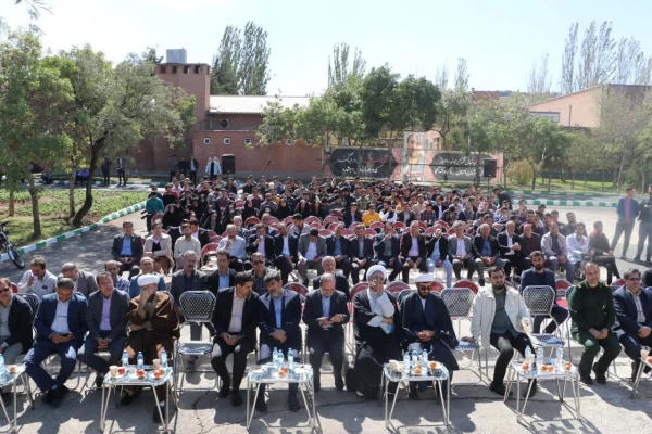 آیین افتتاح یادمان شهید گمنام دانشگاه فرهنگیان استان آذربایجان شرقی 14