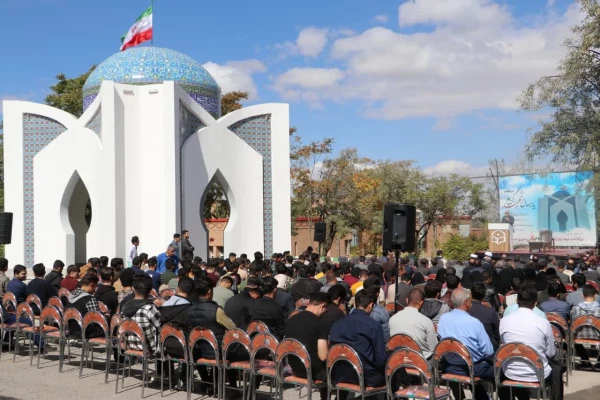 آیین افتتاح یادمان شهید گمنام دانشگاه فرهنگیان استان آذربایجان شرقی 15