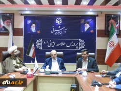 حضور  رئیس کمیسیون آموزش و تحقیقات مجلس شورای اسلامی در دانشگاه فرهنگیان استان آذربایجان شرقی 3