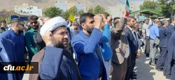 تجمع و راهپیمایی اساتید،کارکنان و دانشجو معلمان دانشگاه فرهنگیان لرستان به شهادت سیدحسن نصرالله برگزار شد 3